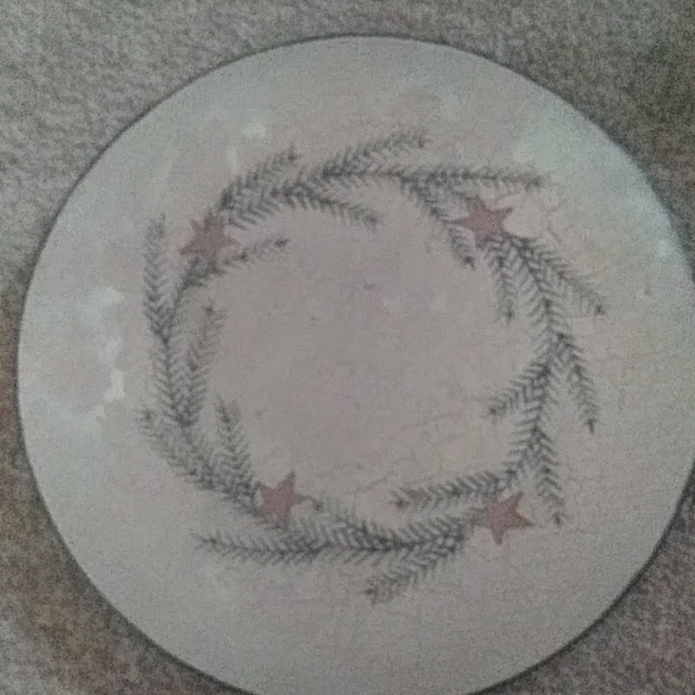 Primitive wooden saucer